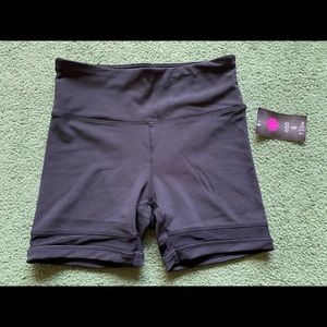 Ebb & Flow See Through Panel Yoga Active Shorts